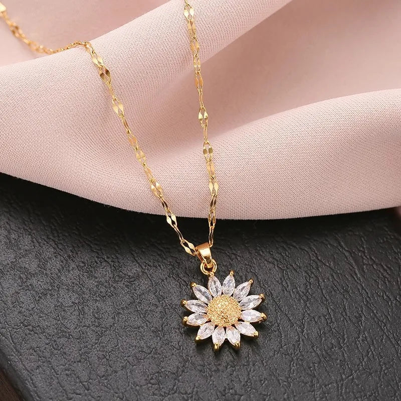 Luxury Sunflower Necklace Gift Set – Celebrate Love & Devotion