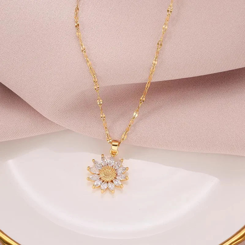 Luxury Sunflower Necklace Gift Set – Celebrate Love & Devotion
